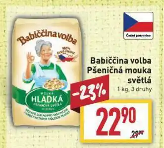 Billa Pšeničná mouka světlá nabídka