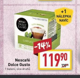 Billa Nescafé dolce gusto nabídka