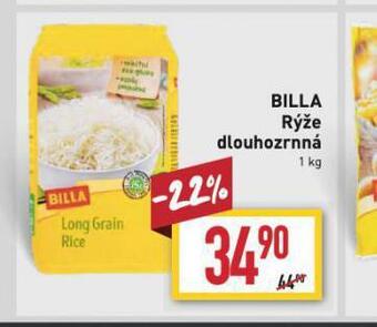 Billa Billa rýže dlouhozrnná nabídka