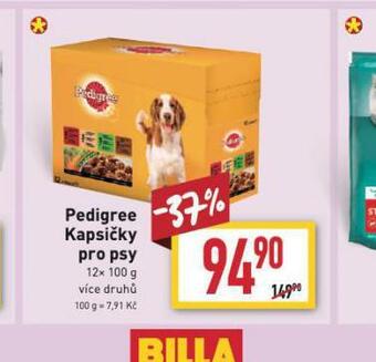 Billa Pedigree kapsičky pro psy nabídka