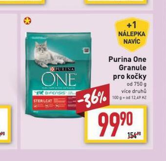 Billa Purina one granule pro kočky nabídka