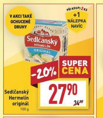 Billa Sedlčanský hermelín originál nabídka