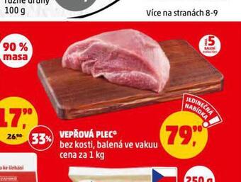 Penny Market Vepřová plec nabídka