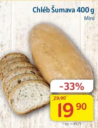 Kubík potraviny Chléb Šumava 400g nabídka