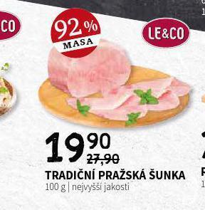 Terno Tradiční pražská šunka nabídka