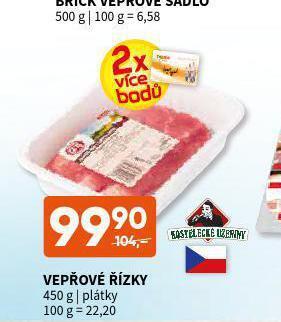Terno Vepřové řízky nabídka