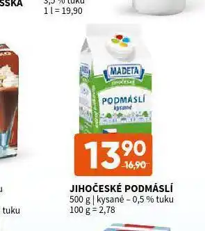 Terno Jihočeské podmáslí nabídka