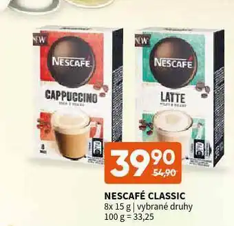 Terno Káva nescafé classic nabídka
