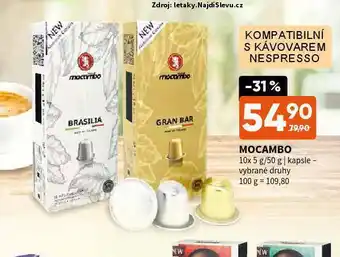 Terno Mocambo kávové kapsle nabídka