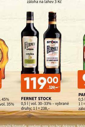Terno Fernet stock nabídka