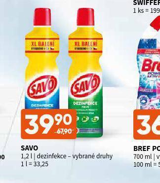Terno Savo dezinfekce nabídka