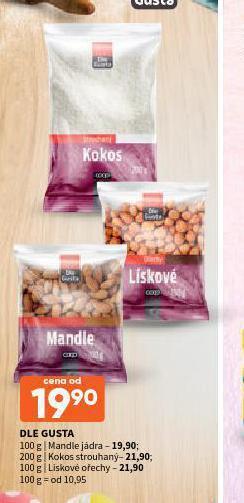 Terno Dle gusta kokos strouhaný nabídka