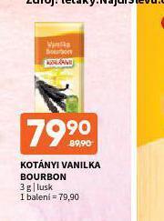 Terno Kotányi vanilka bourbon nabídka