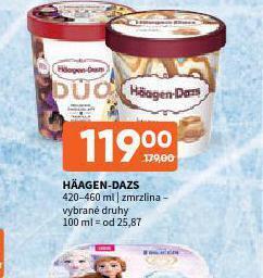 Terno Häagen-dazs zmrzlina nabídka