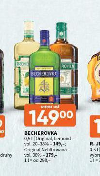 Terno Becherovka nabídka