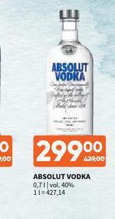 Terno Absolut vodka nabídka