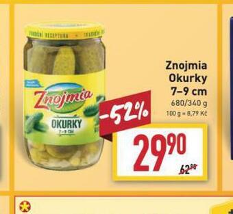Billa Znojmia okurky 7-9 cm nabídka