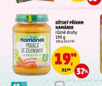 Dětský příkrm hamánek