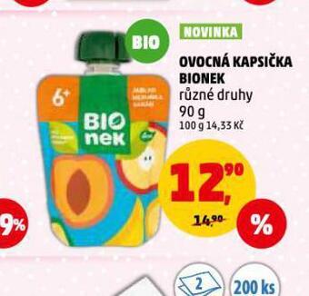 Penny Market Ovocná kapsička bionek nabídka