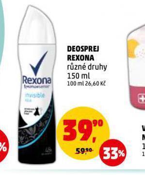 Penny Market Rexona deosprej nabídka