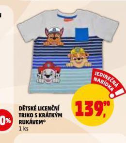 Penny Market Dětské tričko nabídka