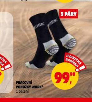 Penny Market Pracovní ponožky nabídka