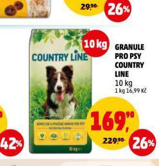 Penny Market Country line granule pro psy nabídka