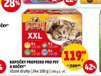Kapsičky propesko pro psy a kočky