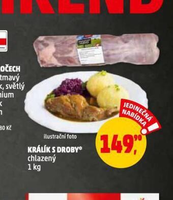 Penny Market Králík s droby nabídka