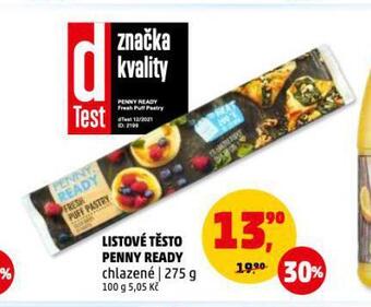 Penny Market Listové těsto nabídka