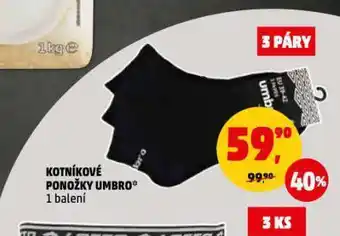Penny Market Umbro kotníkové ponožky nabídka