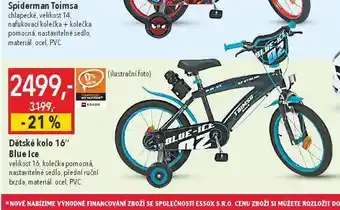 Globus Dětské kolo 16" blue ice nabídka