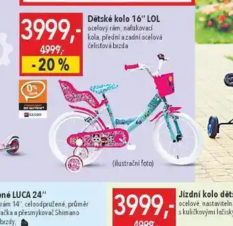 Dětské kolo 16" lol