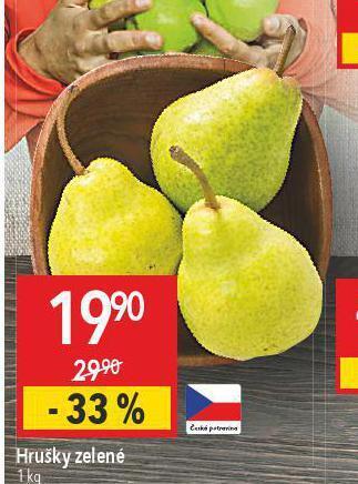 Globus Hrušky zelené nabídka