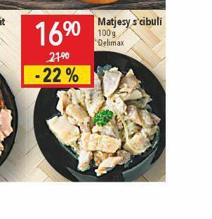 Globus Matjesy s cibulí nabídka