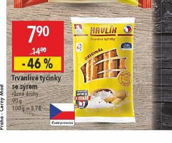 Globus Trvanlivé tyčinky se sýrem nabídka