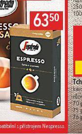 Globus Segafredo espresso nabídka