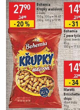 Globus Bohemia křupky arašídové nabídka