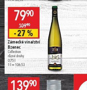 Globus Zámecké vinařství bzenec nabídka