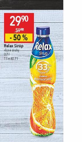 Globus Relax sirup nabídka