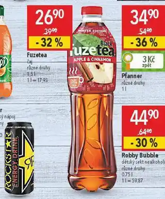 Globus Fuzetea čaj nabídka