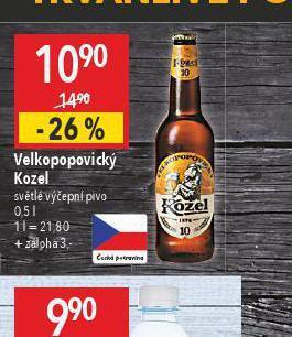 Globus Pivo velkopopovický kozel 10 nabídka