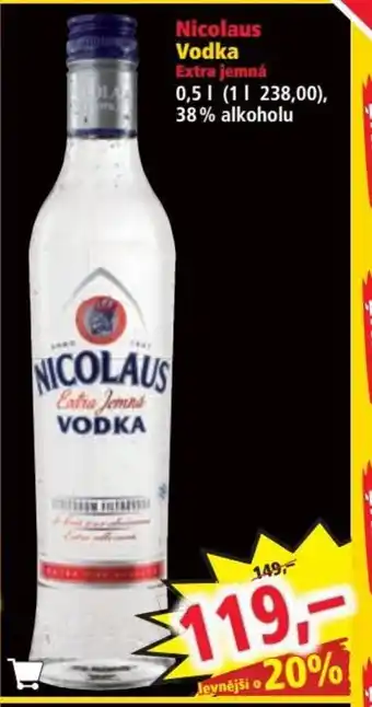 Norma Nicolaus Vodka 0,5l nabídka