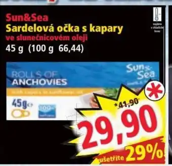 Norma Sun&Sea Sardelová očka s kapary 45g nabídka