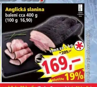 Norma Anglická slanina 1kg nabídka
