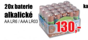 EVA 20x baterie alkalické nabídka