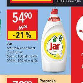 Jar prostředek na mytí nádobí