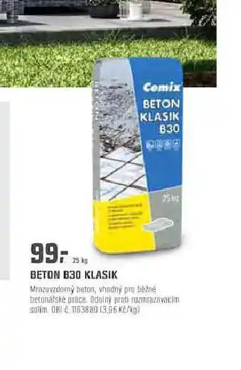OBI Beton b30 klasik nabídka