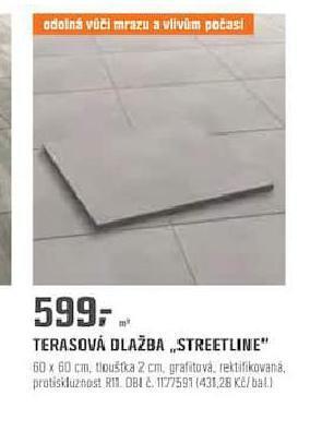 OBI Terasová dlažba streetline nabídka