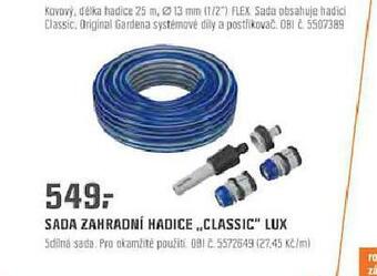 OBI Sada zahradní hadice classic lux nabídka